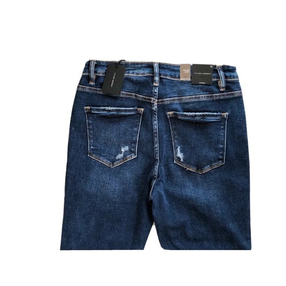 Flying Monkey Women's Blue Morrison High Rise Skinny Jeans - Picture 9 of 14